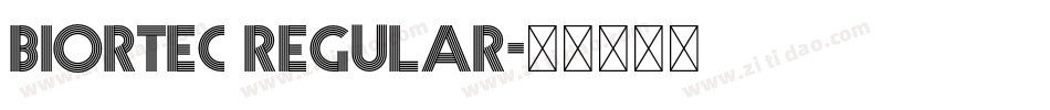 Biortec Regular字体转换